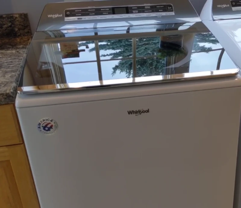 High Efficiency Washer with a modern control panel, included in our Washer Repair Albany ny services.