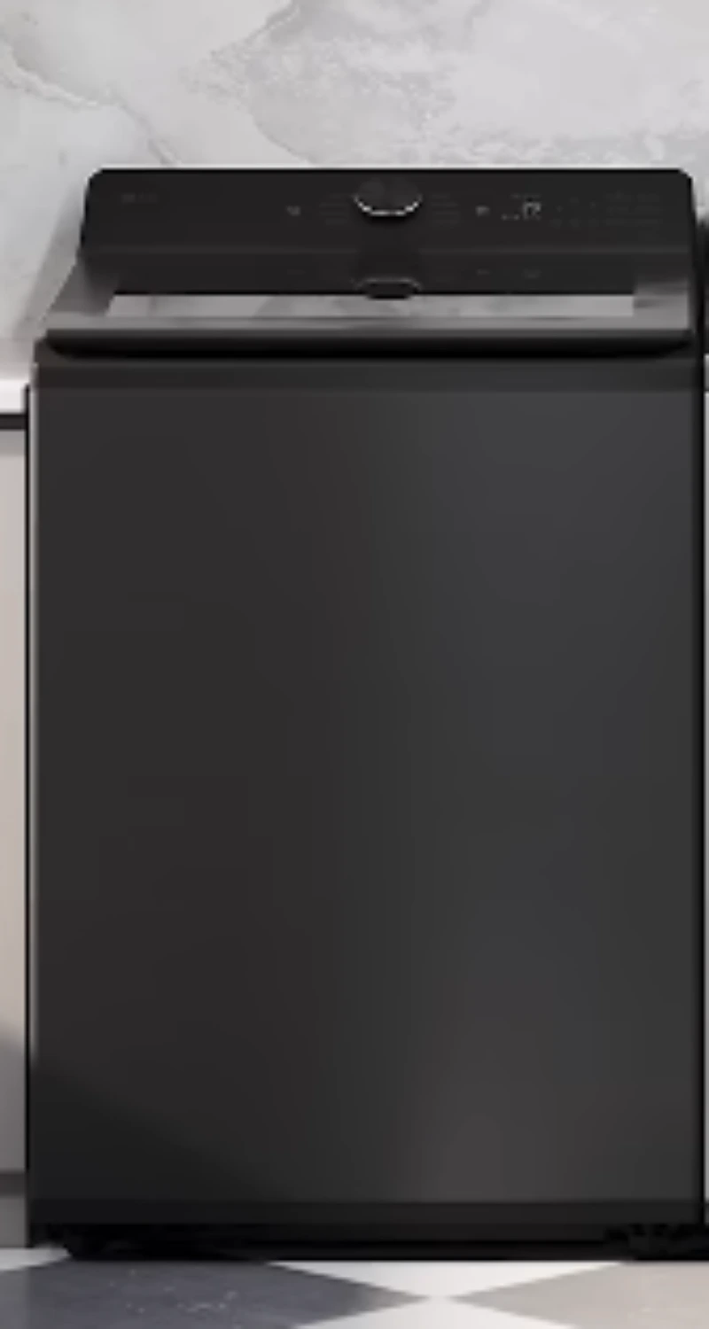 Top-load washing machine with a modern control panel, included in our Washer Repair Albany ny services.